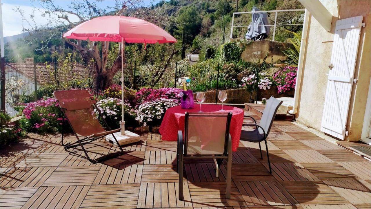Studio Le Romantique A 20 Kms De Nice Bendejun Exterior photo